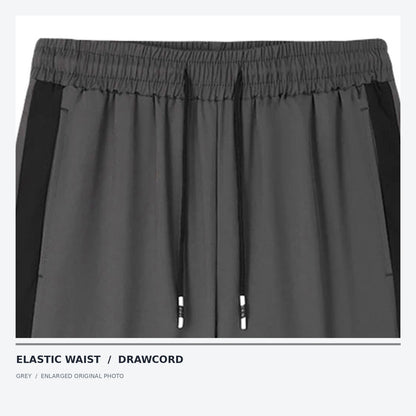 LetsBorn men's training shorts — grey waistband