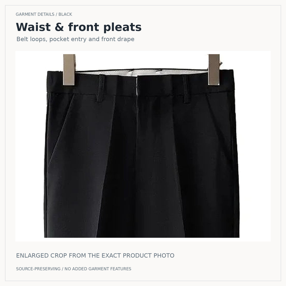 LetsBorn men's golf shorts — black waist pleats