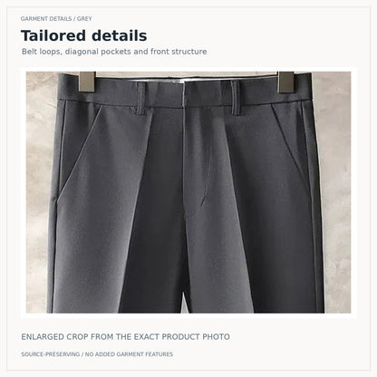 LetsBorn men's golf shorts — grey pocket detail