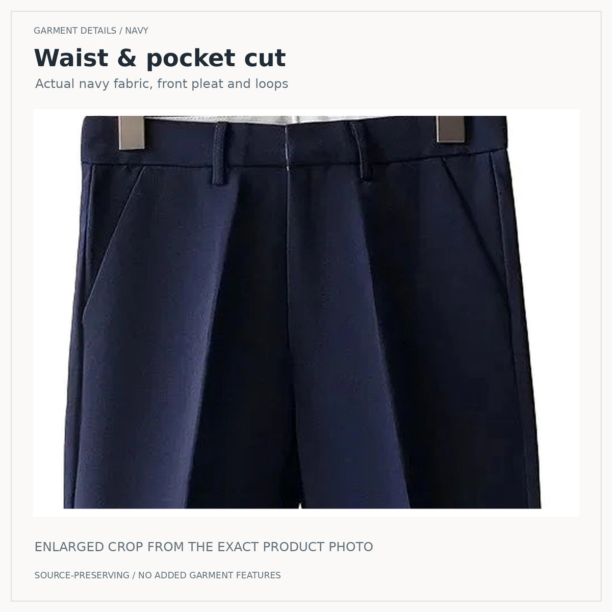 LetsBorn men's golf shorts — navy waist detail