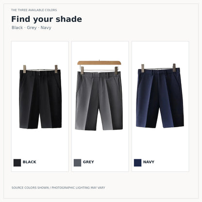 LetsBorn men's golf shorts — three colors