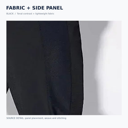 Black fabric detail
