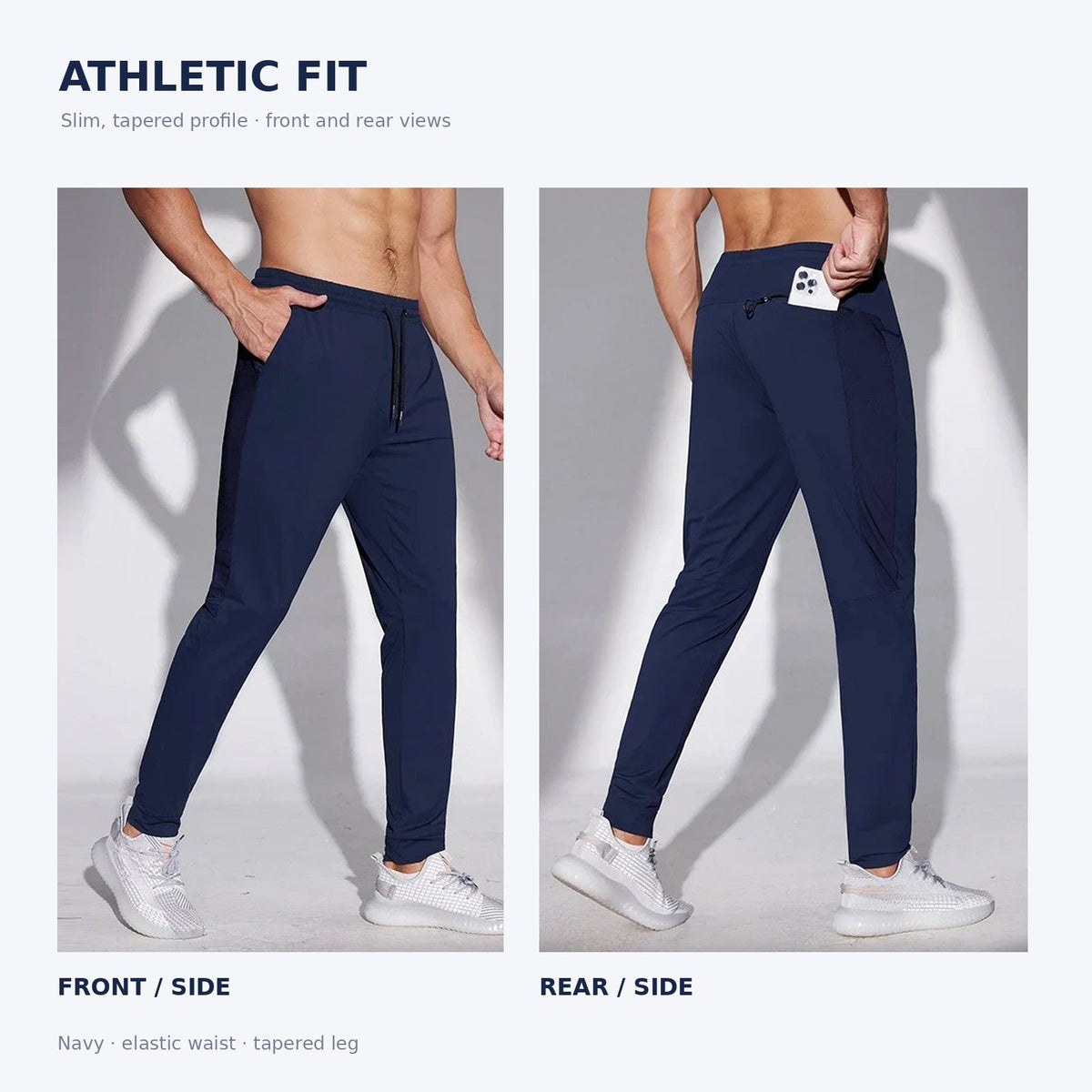 Navy studio fit