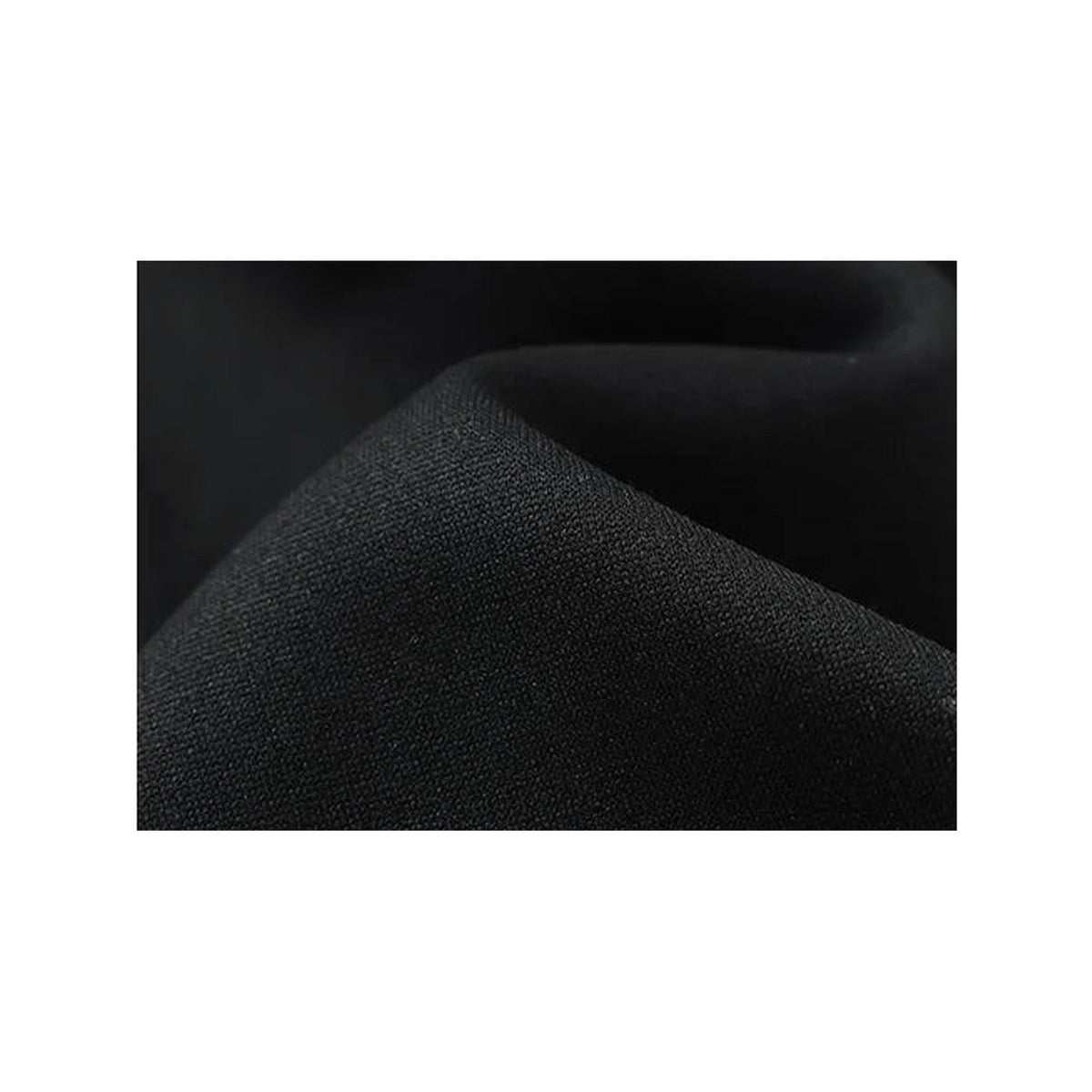 Close-up of black jogger fabric texture