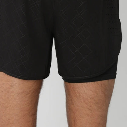 Rear view of the curved outer hem with the inner layer visible below.
