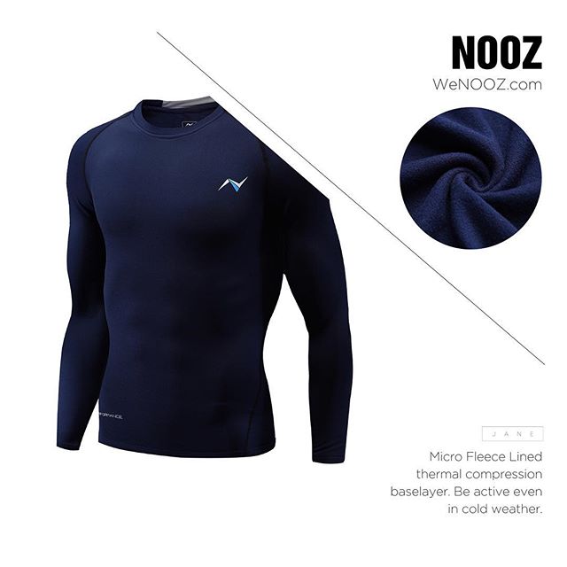 Men's Thermal SubZero Fleece Compression Long Sleeve Shirts